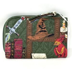 Vera Bradley Harry Potter Hogwarts Library Zip Card ID Pouch Case 2025 *EXACT